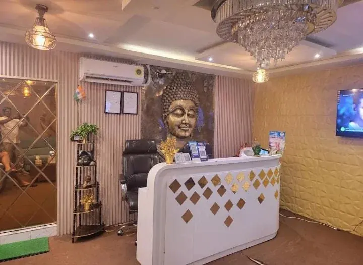 Aroma Haven Spa reception desk